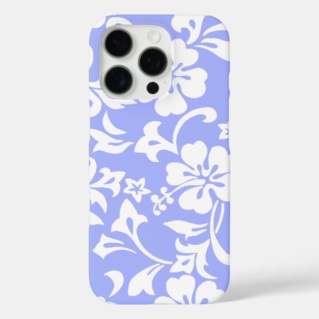 Kapalua Pareau Hawaiian Hibiscus Periwinkle Case-Mate iPhone Case (Back)