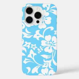 Kapalua Pareau Hawaiian Hibiscus Turquoise iPhone 16 Pro Case