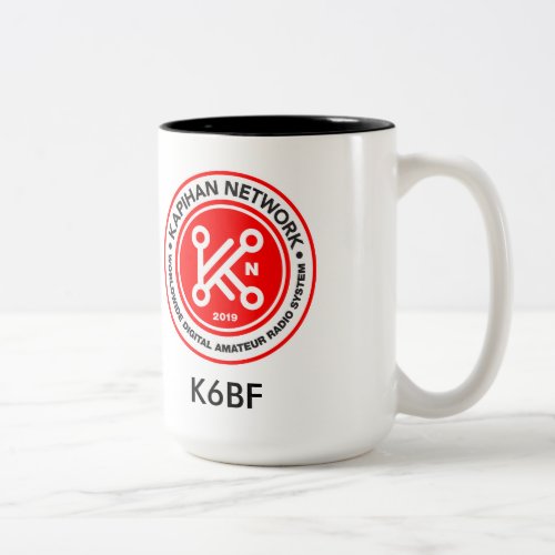KAPIHAN NETWORK Mug Logo  Callsign _ K6BF