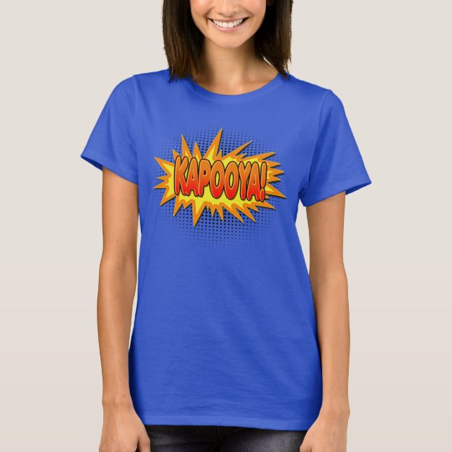 Kapooya Hail Storm Meme Comic Exclamation T-Shirt (Front)