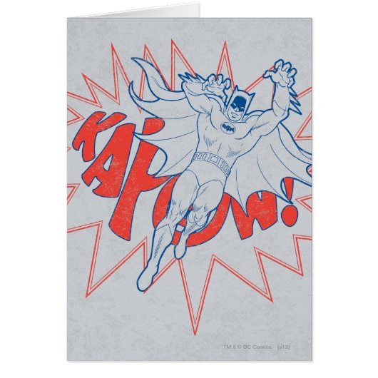 KAPOW! Batman Graphic Cards (Front)
