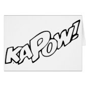 Kapow Card (Front Horizontal)