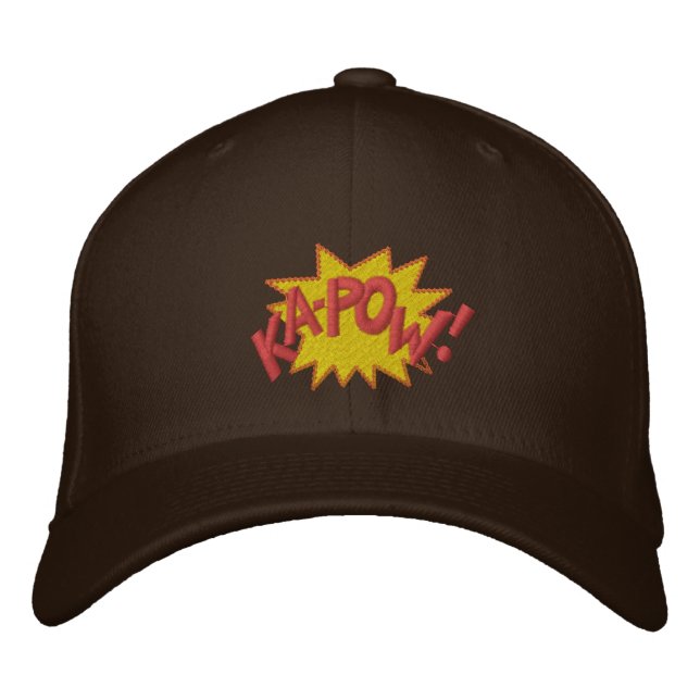 KAPOW EMBROIDERED BASEBALL CAP (Front)