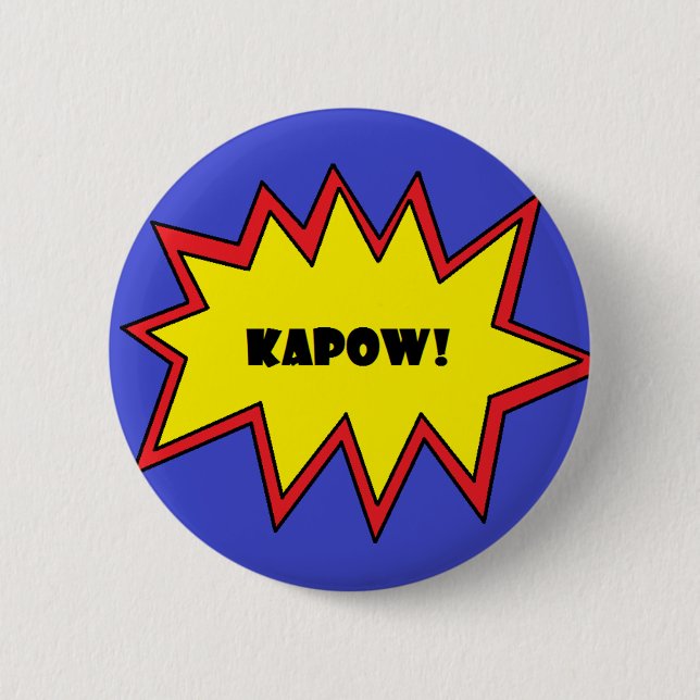 Kapow! Pinback Button (Front)