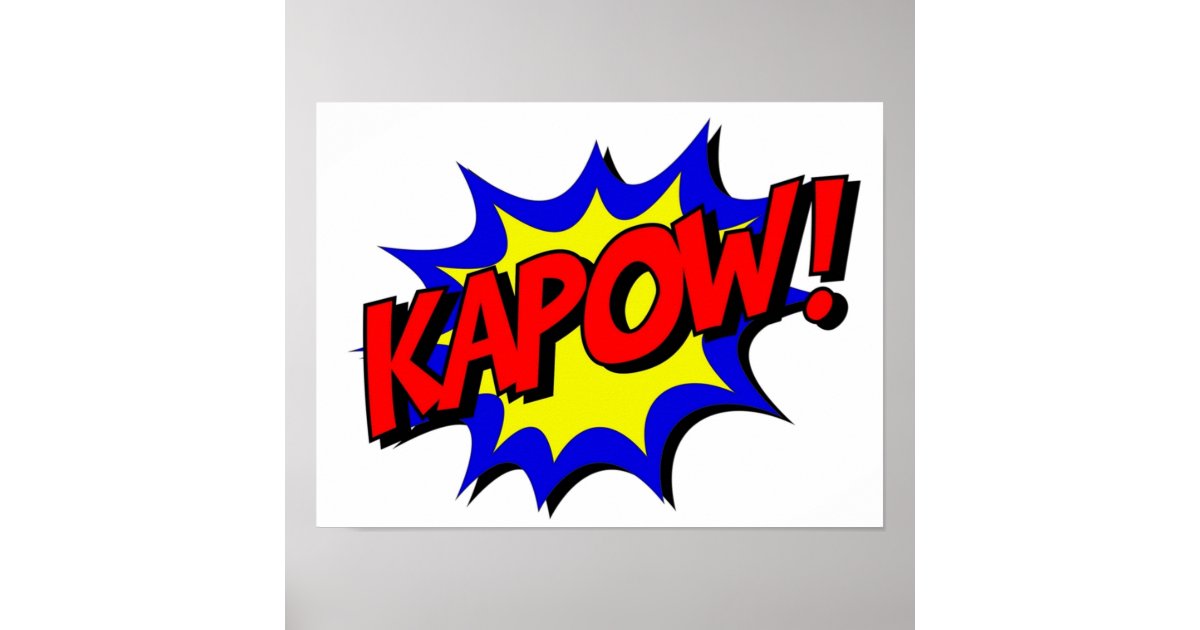 Kapow Poster | Zazzle