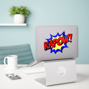 Kapow Retro Comic Book Onomatopoeia Sticker