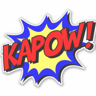 Kapow! Retro Comic Sticker Blast