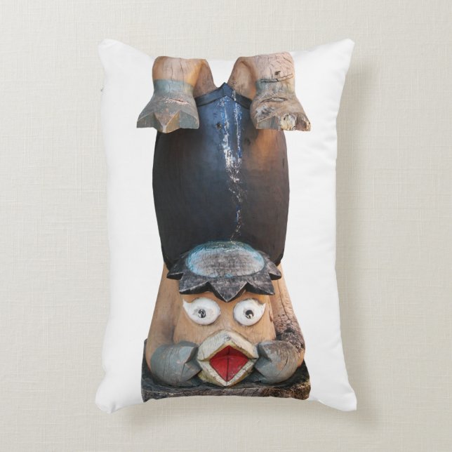 Kappa 河童 Handstand Accent Pillow (Front(Vertical))
