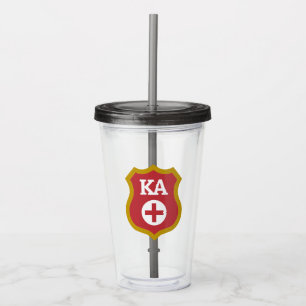 Kappa Alpha Badge Acrylic Tumbler