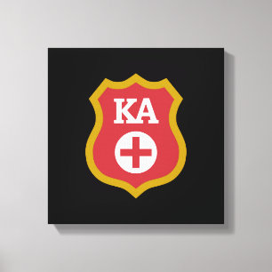 Kappa Alpha Badge Canvas Print