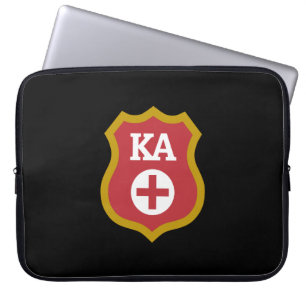 Kappa Alpha Badge Laptop Sleeve