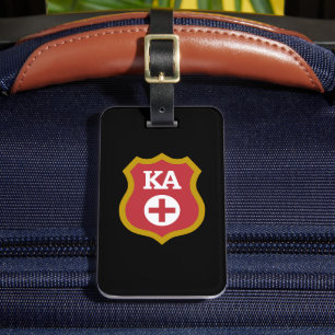 Kappa Alpha Badge Luggage Tag