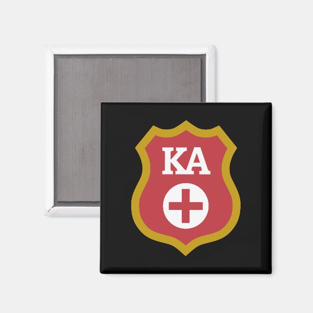Kappa Alpha Badge Magnet (Front/Back)