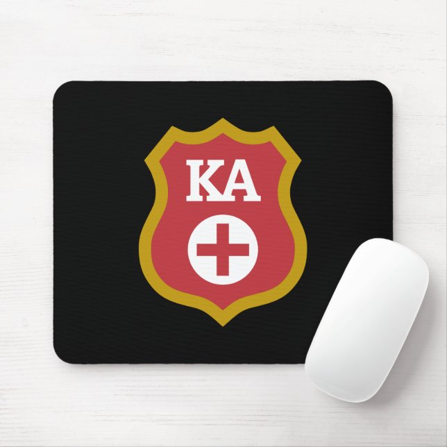 Kappa Alpha Badge Mouse Pad (With Mouse)