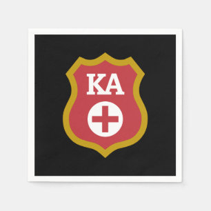 Kappa Alpha Badge Napkins