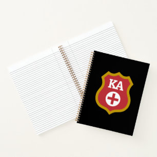 Kappa Alpha Badge Notebook