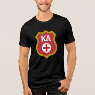 Kappa Alpha Badge Tri-Blend Shirt