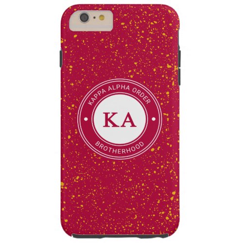 Kappa Alpha Order  Badge Tough iPhone 6 Plus Case