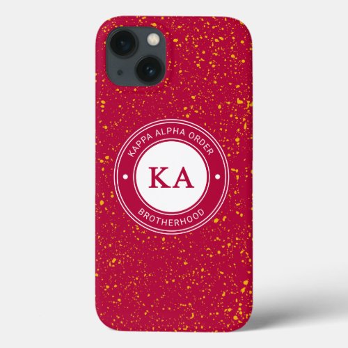 Kappa Alpha Order  Badge iPhone 13 Case