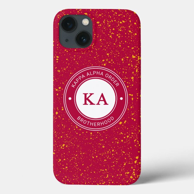 Kappa Alpha Order | Badge Case-Mate iPhone Case (Back)
