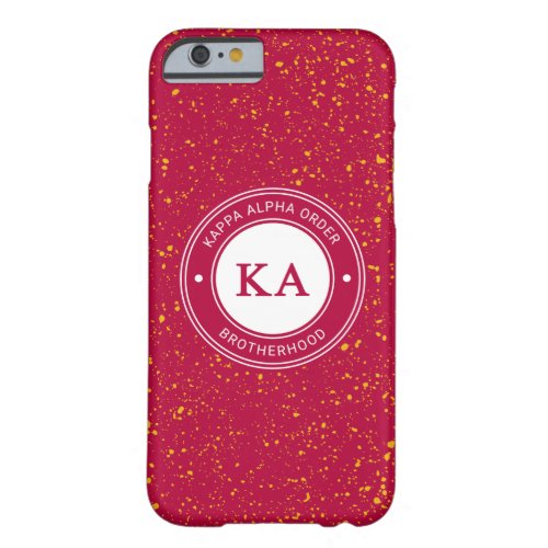 Kappa Alpha Order  Badge Barely There iPhone 6 Case