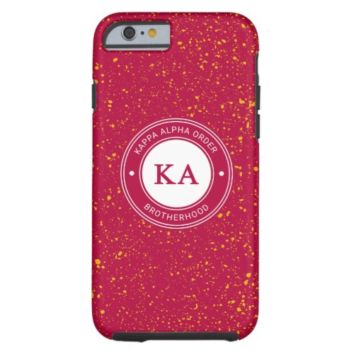 Kappa Alpha Order  Badge Tough iPhone 6 Case