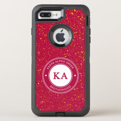 Kappa Alpha Order  Badge OtterBox Defender iPhone 8 Plus7 Plus Case
