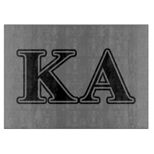 Kappa Alpha Order Black Letters Cutting Board