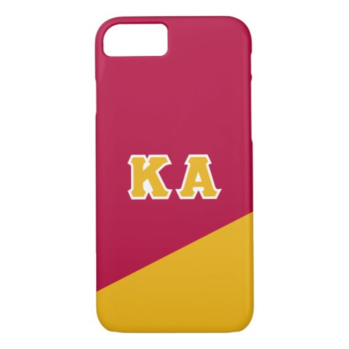 Kappa Alpha Order  Greek Letters iPhone 87 Case