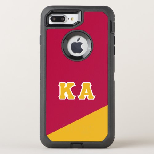 Kappa Alpha Order  Greek Letters OtterBox Defender iPhone 8 Plus7 Plus Case