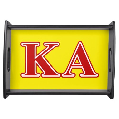 Kappa Alpha Order Red Letters Serving Tray