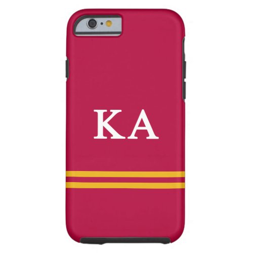 Kappa Alpha Order  Sport Stripe Tough iPhone 6 Case