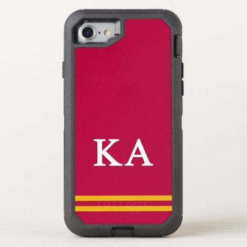 Kappa Alpha Order  Sport Stripe OtterBox Defender iPhone SE87 Case