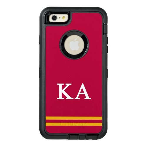 Kappa Alpha Order  Sport Stripe OtterBox Defender iPhone Case
