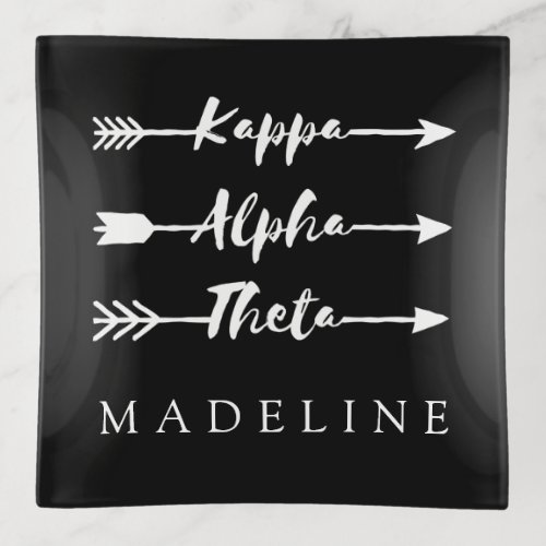 Kappa Alpha Theta  Arrows Trinket Tray