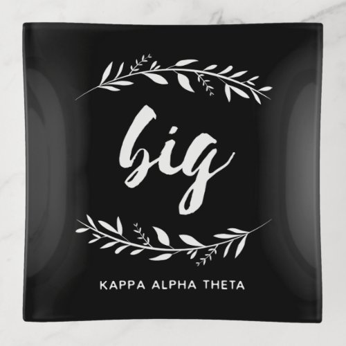 Kappa Alpha Theta  Big Wreath Trinket Tray