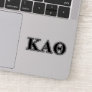 Kappa Alpha Theta Black Letters Sticker