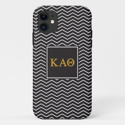 Kappa Alpha Theta  Chevron Pattern iPhone 11 Case