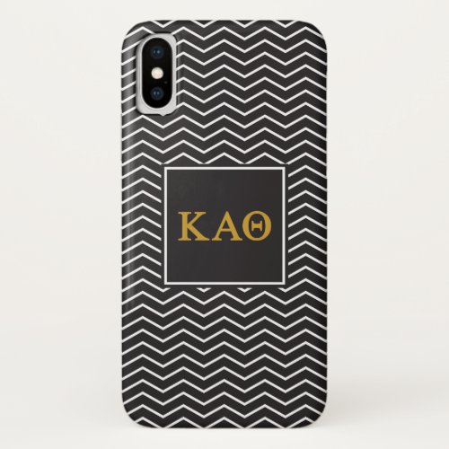 Kappa Alpha Theta  Chevron Pattern iPhone X Case