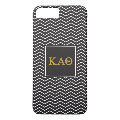 Kappa Alpha Theta  Chevron Pattern iPhone 8 Plus7 Plus Case