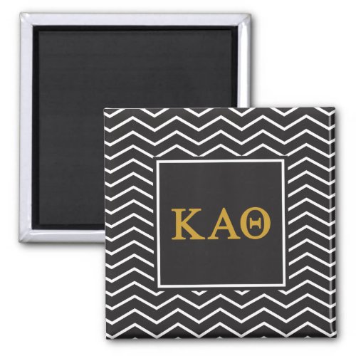 Kappa Alpha Theta  Chevron Pattern Magnet