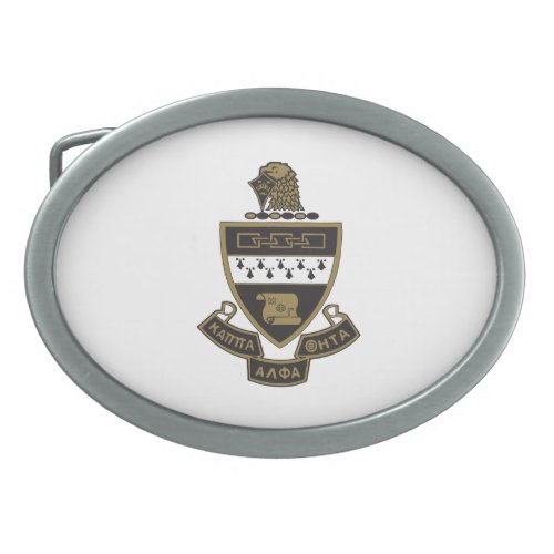 Kappa Alpha Theta Coat of Arms Color Belt Buckle