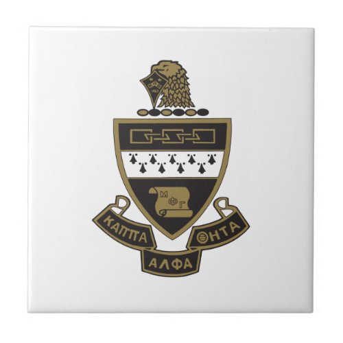 Kappa Alpha Theta Coat of Arms Color Ceramic Tile