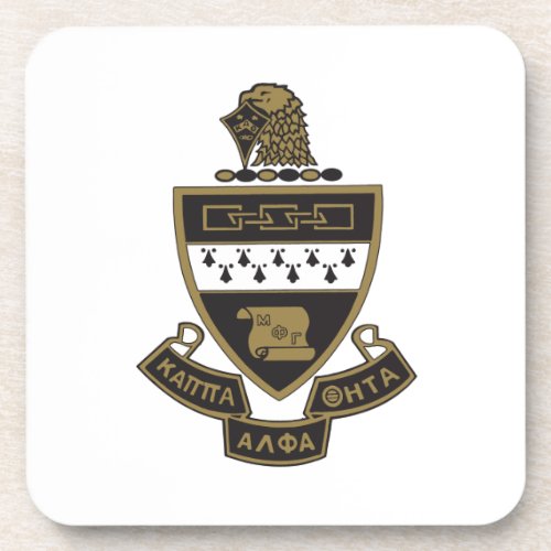 Kappa Alpha Theta Coat of Arms Color Drink Coaster