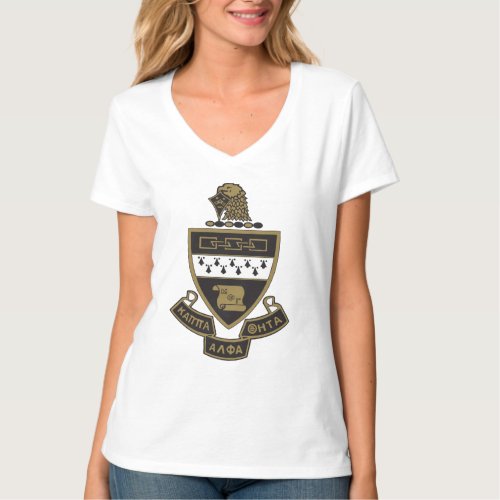 Kappa Alpha Theta Coat of Arms Color T_Shirt