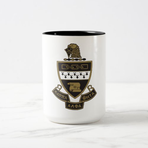 Kappa Alpha Theta Coat of Arms Color Two_Tone Coffee Mug