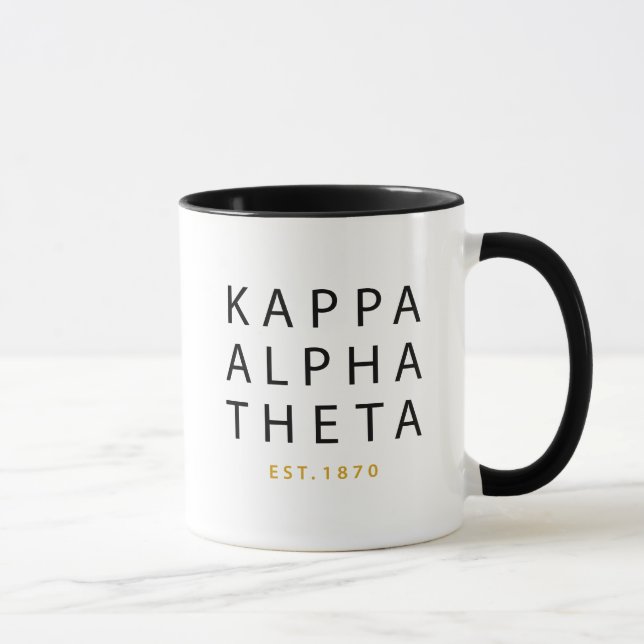 Kappa Alpha Theta | Est. 1870 Mug (Right)