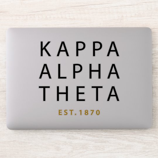 Kappa Alpha Theta | Est. 1870 Sticker | Zazzle.com