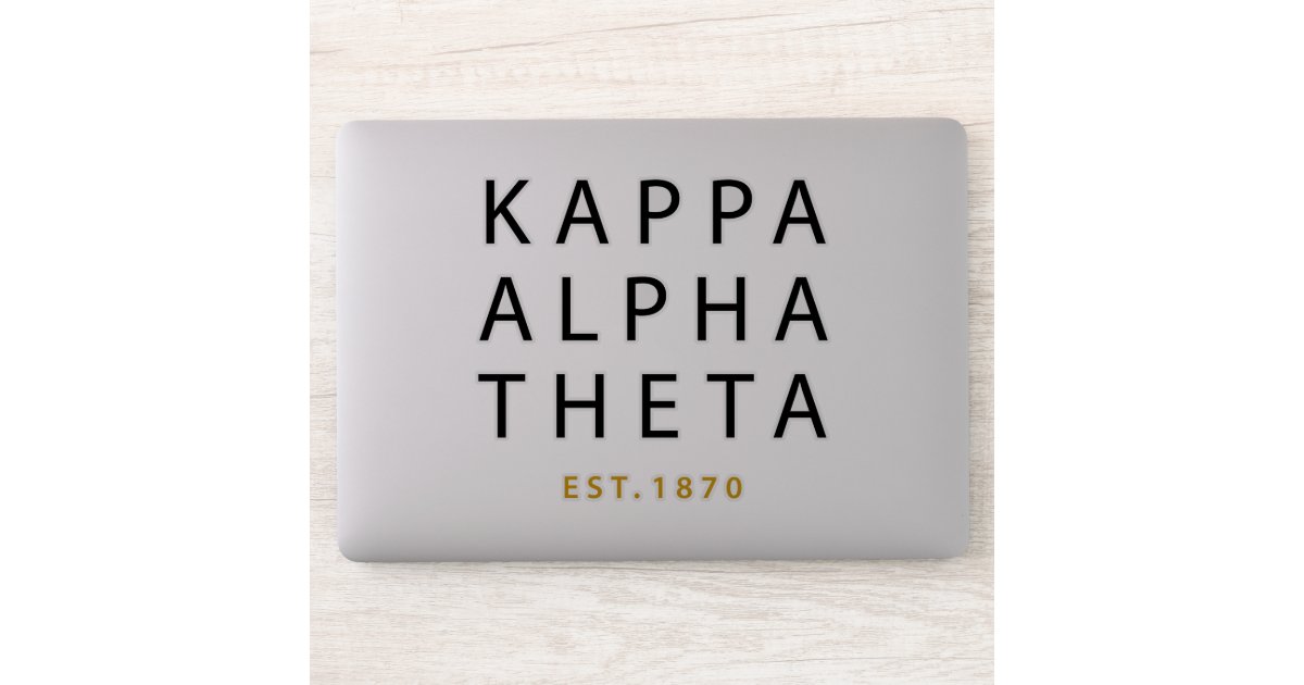 Kappa Alpha Theta | Est. 1870 Sticker | Zazzle