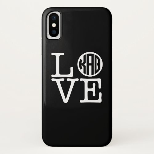 Kappa Alpha Theta  Love iPhone X Case
